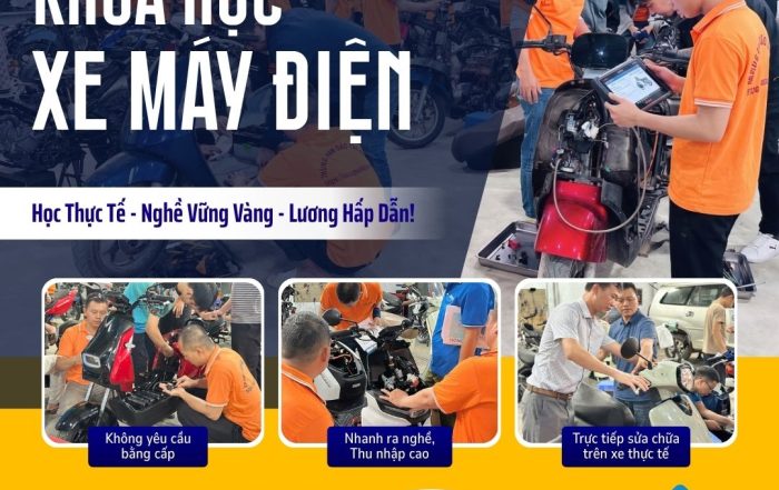 EAC Trường Trung Tâm Dạy Nghề Sửa Chữa Ô Tô - Xe Máy Tại Hà Nội - Trường Trung Tâm Dạy Nghề Ô Tô - Xe Máy EAC Tuyển Sinh Khóa Học Nghề Sửa Chữa Xe Máy Điện, Xe Đạp Điện